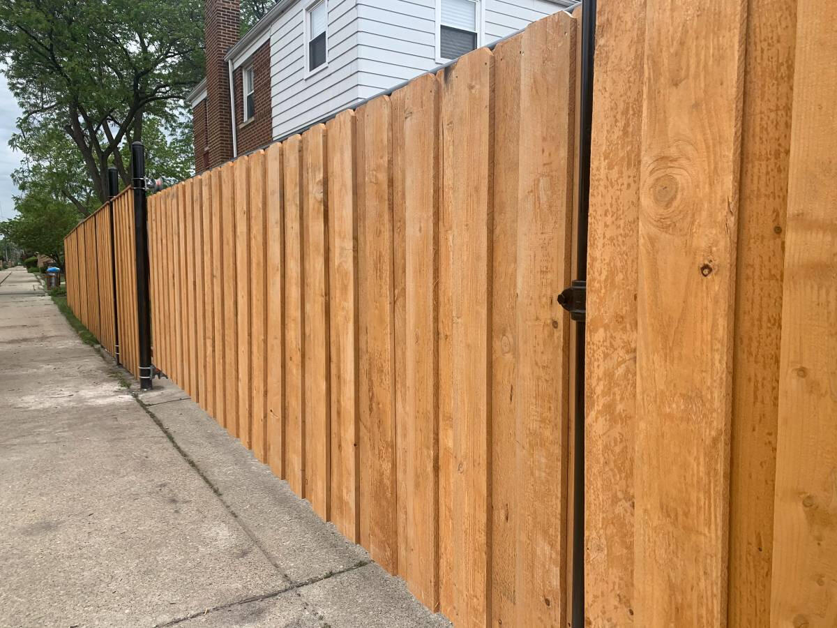 Cedar Fencing Lake In The Hills Illinois